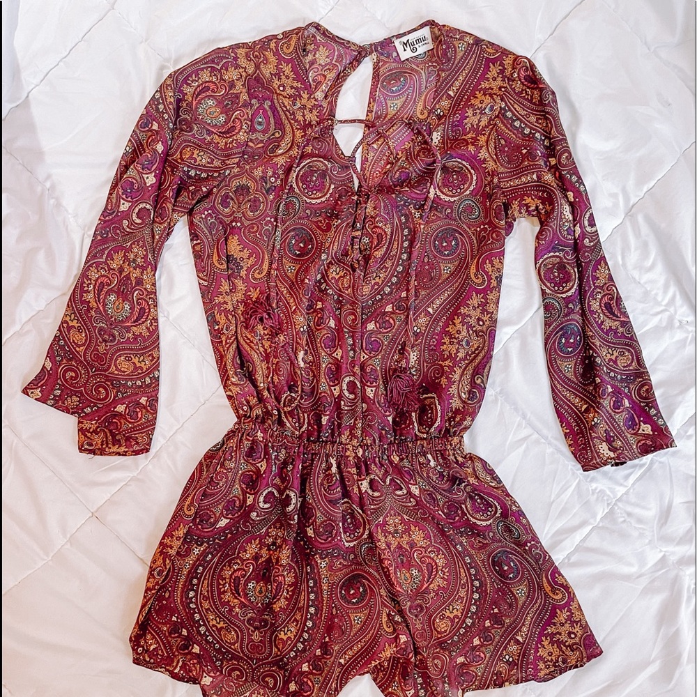 Show Me Your Mumu Paisley Romper